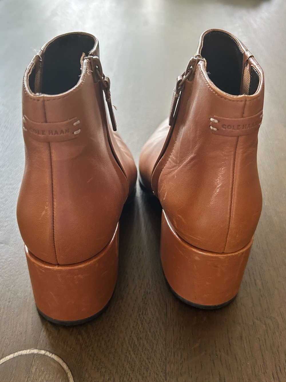 Cole Haan tan grand ambition leather booties - Picture 11 of 15